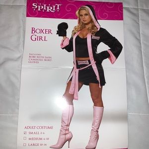 Halloween costume boxer girl